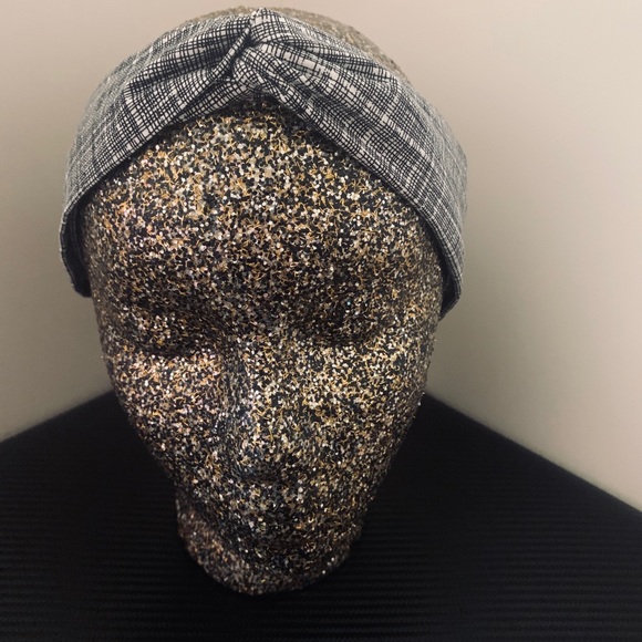 Crosshatch Pattern Turban Style Headband - Picture 1 of 7